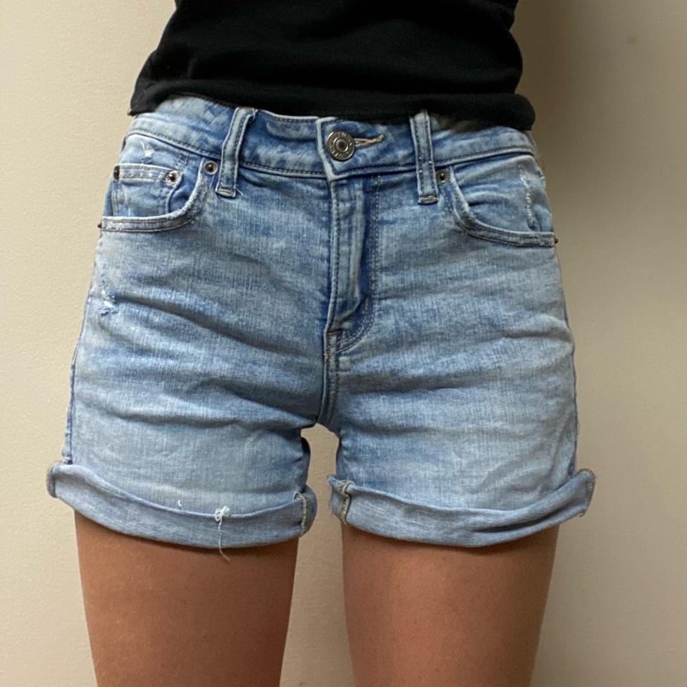 Denim jean shorts